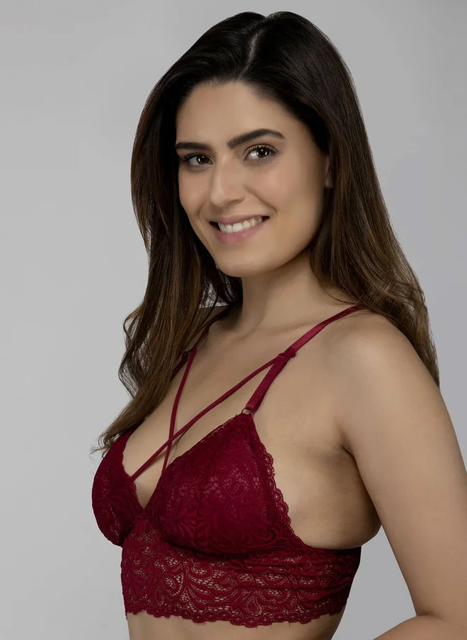 PRIZO PRIZO Bralette Bra Full Coverage Lightly Padded